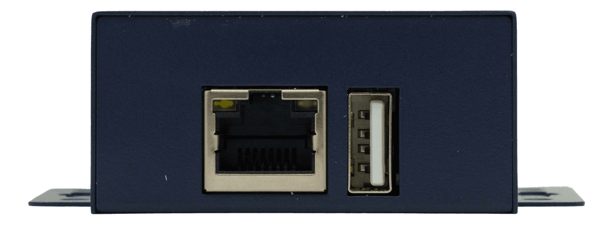 CGate-01 網路/USB 端面 I/O 標註(Ethernet/USB)Modbus 網關